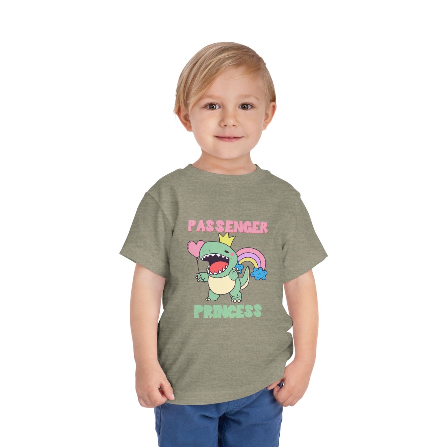 Passenger Princess Rex Toddler Size T-Shirt for kids who love dinosaurs