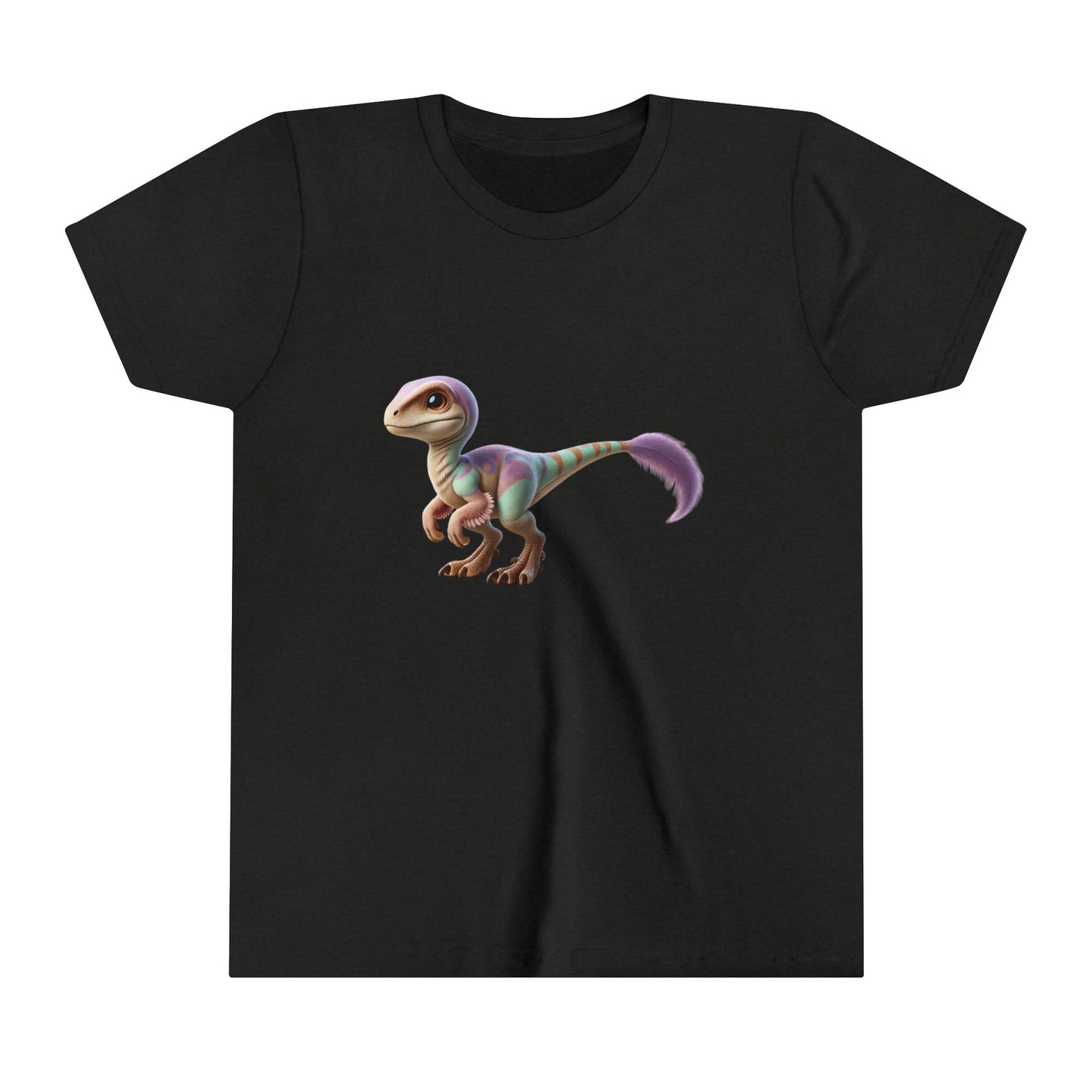Youth Dreamy Pastel Velociraptor Tee β Soft & Stylish Dino Vibes in Lavender & Mint! π¦ππΏ - Unisex Jersey Short Sleeve Tee Super Comfy Dino T-Shirt Gift