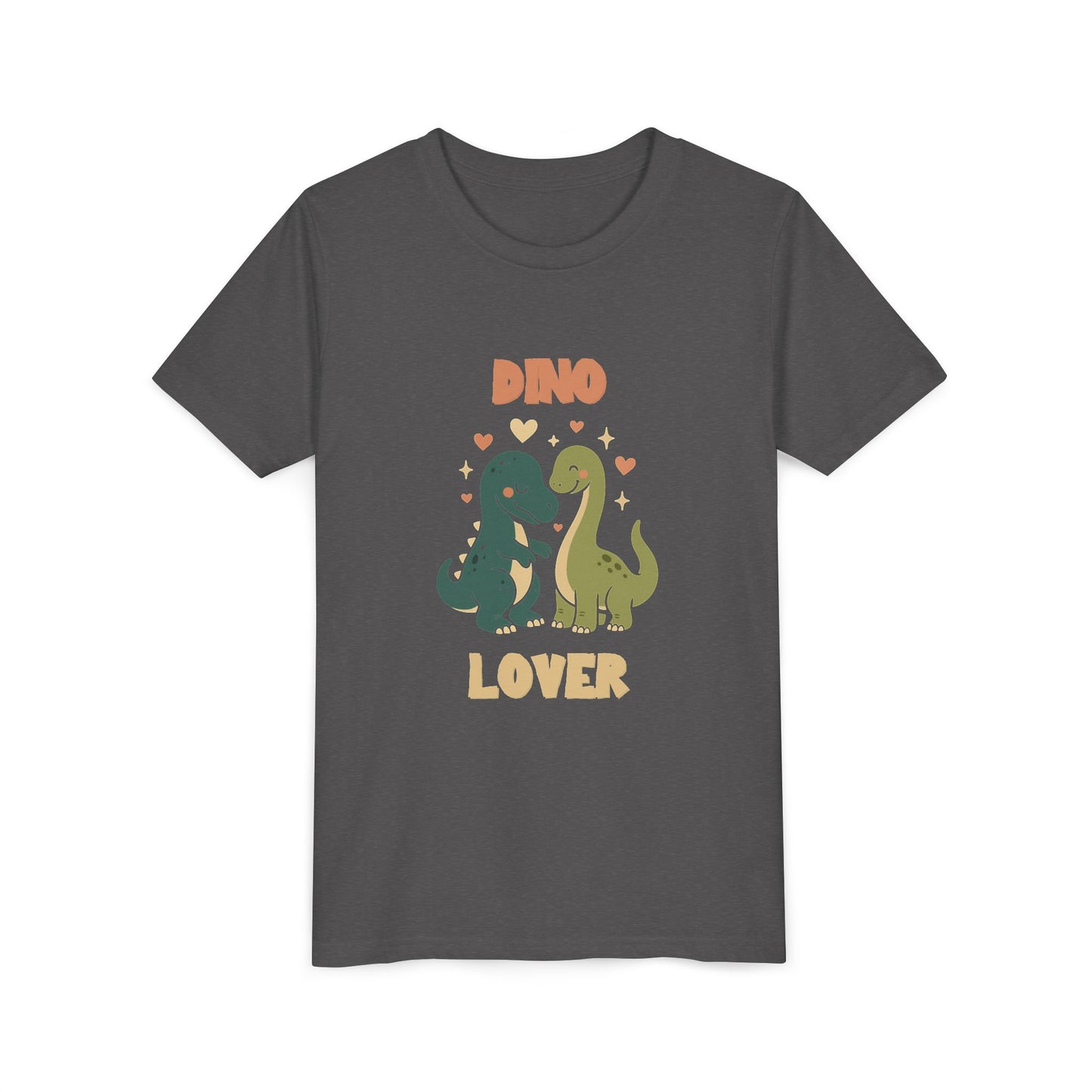 Prehistoric Pair of Dino Lover Tee Youth Size T-Shirt for kids who love dinosaurs