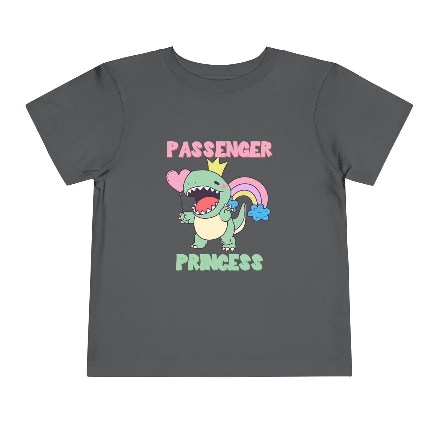Passenger Princess Rex Toddler Size T-Shirt for kids who love dinosaurs