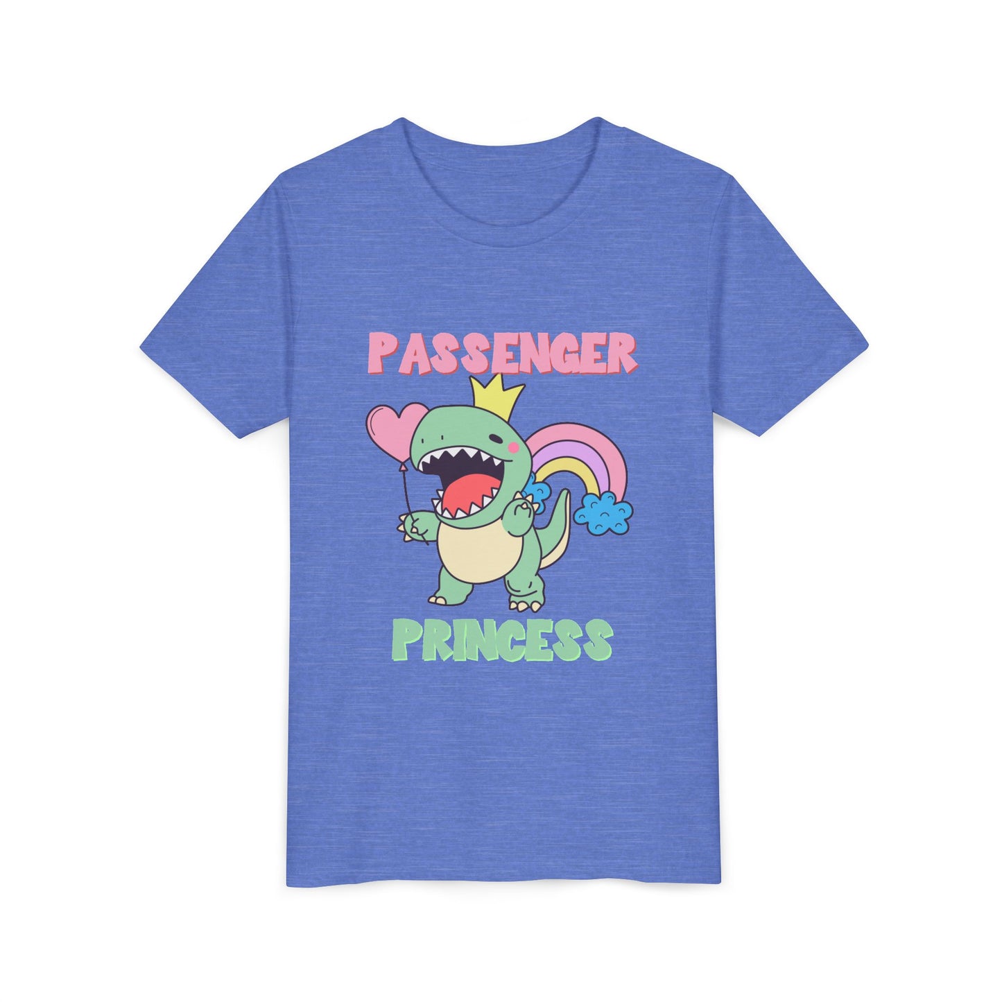 Passenger Princess Rex Youth Size T-Shirt for kids who love dinosaurs