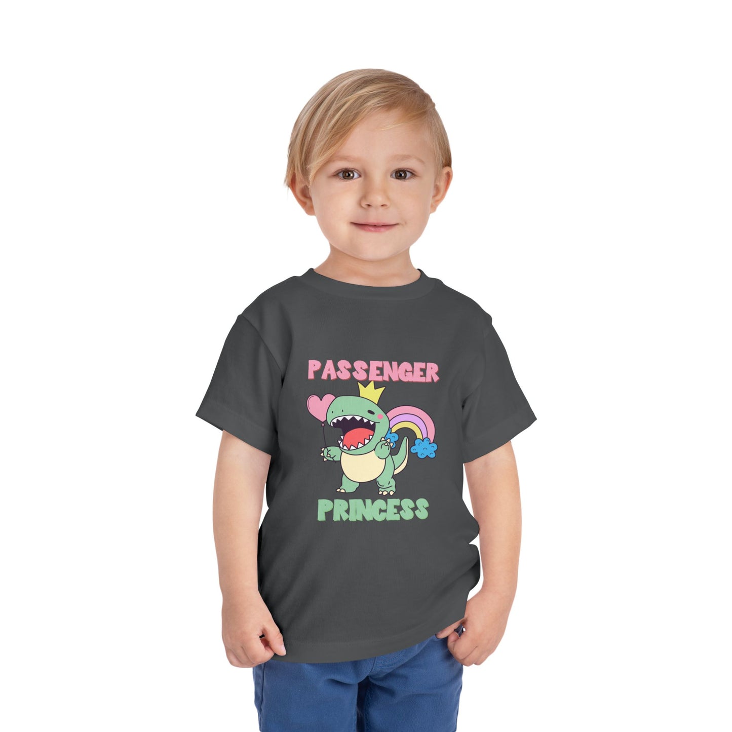 Passenger Princess Rex Toddler Size T-Shirt for kids who love dinosaurs
