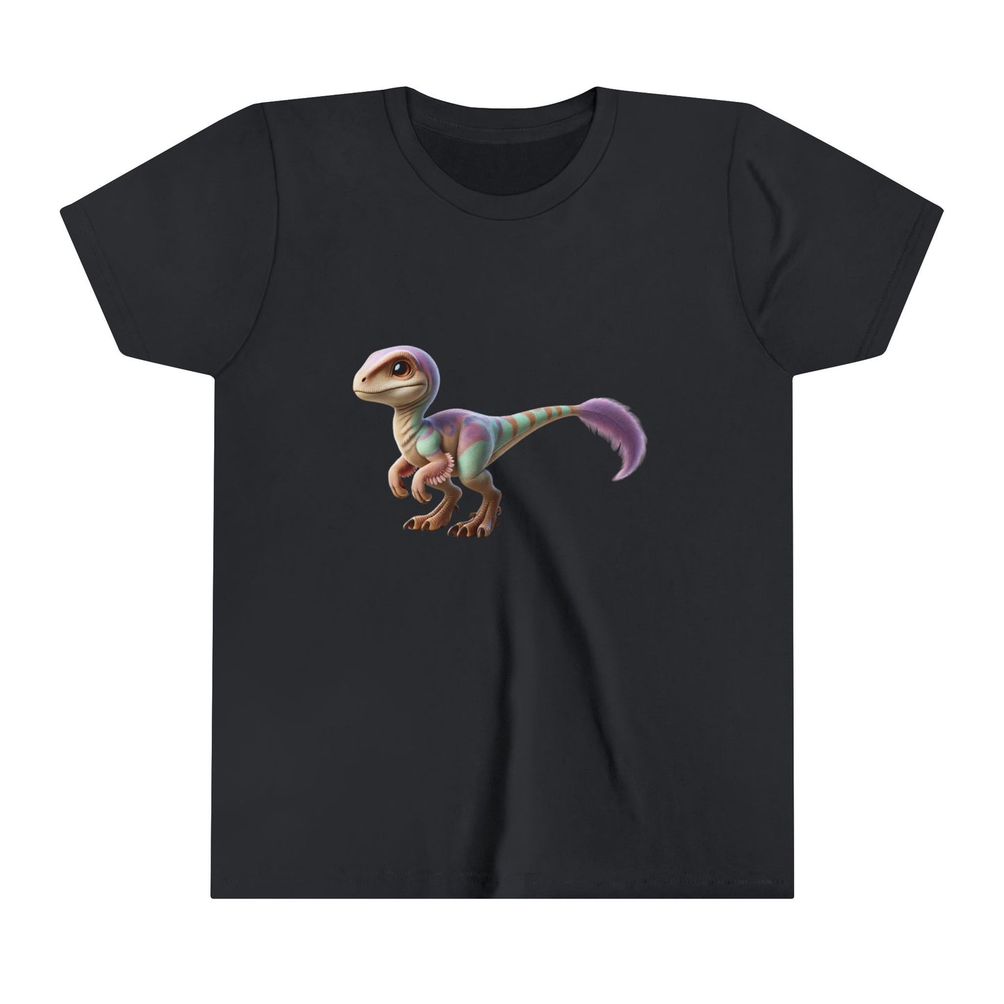 Youth Dreamy Pastel Velociraptor Tee β Soft & Stylish Dino Vibes in Lavender & Mint! π¦ππΏ - Unisex Jersey Short Sleeve Tee Super Comfy Dino T-Shirt Gift
