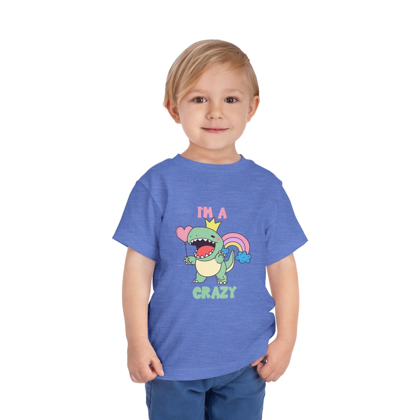 Crazy Cretaceous Cutie Toddler Size T-Shirt for kids who love dinosaurs