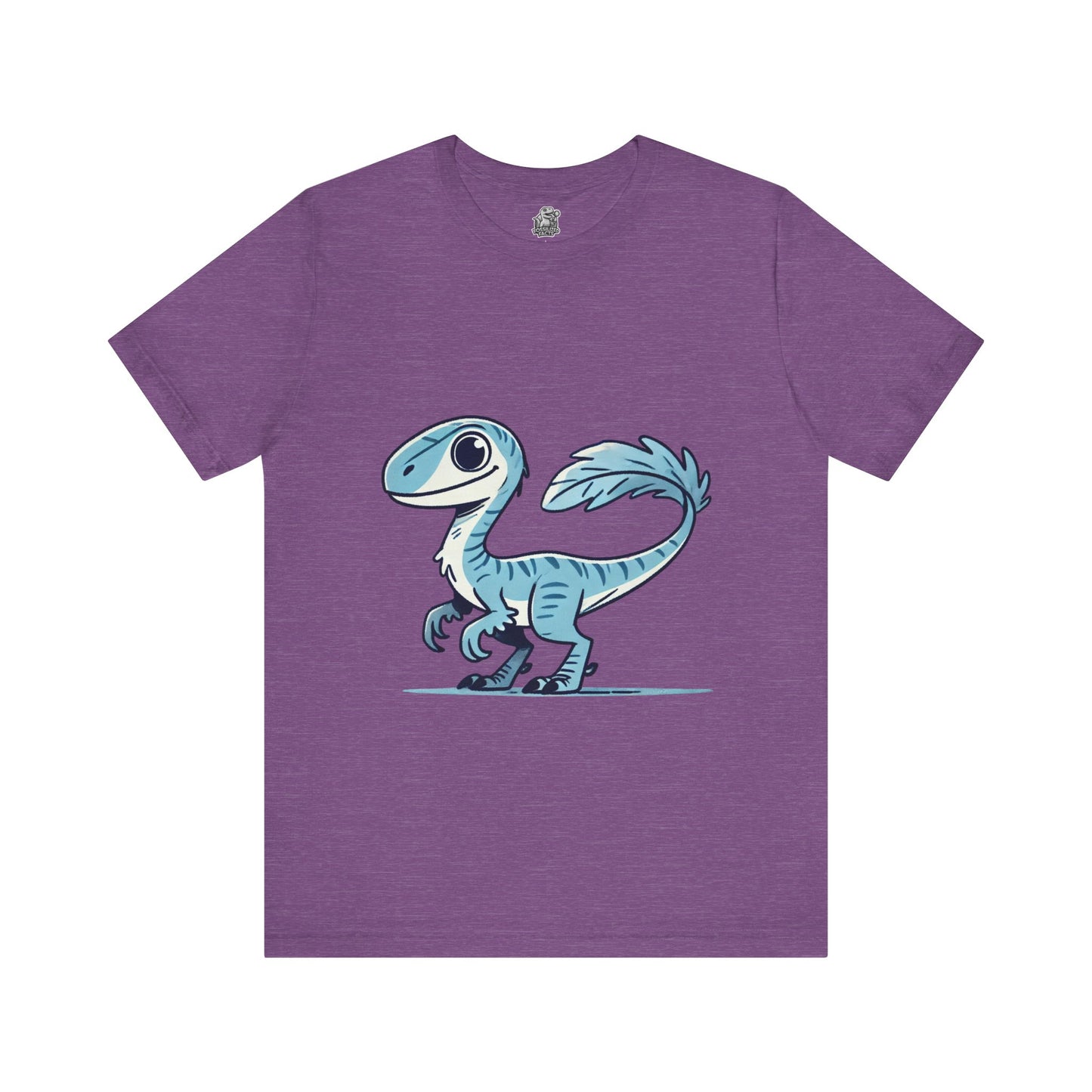 Charming Blue Velociraptor Tee β Cool Dino Style with a Playful Twist! π¦πβοΈ - Unisex Jersey Short Sleeve Tee Super Comfy Dino T-Shirt Gift