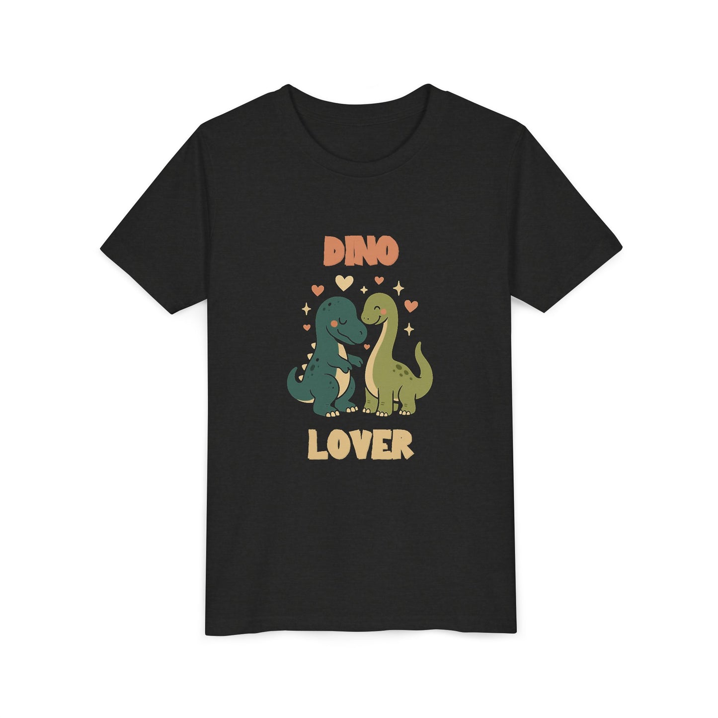Prehistoric Pair of Dino Lover Tee Youth Size T-Shirt for kids who love dinosaurs