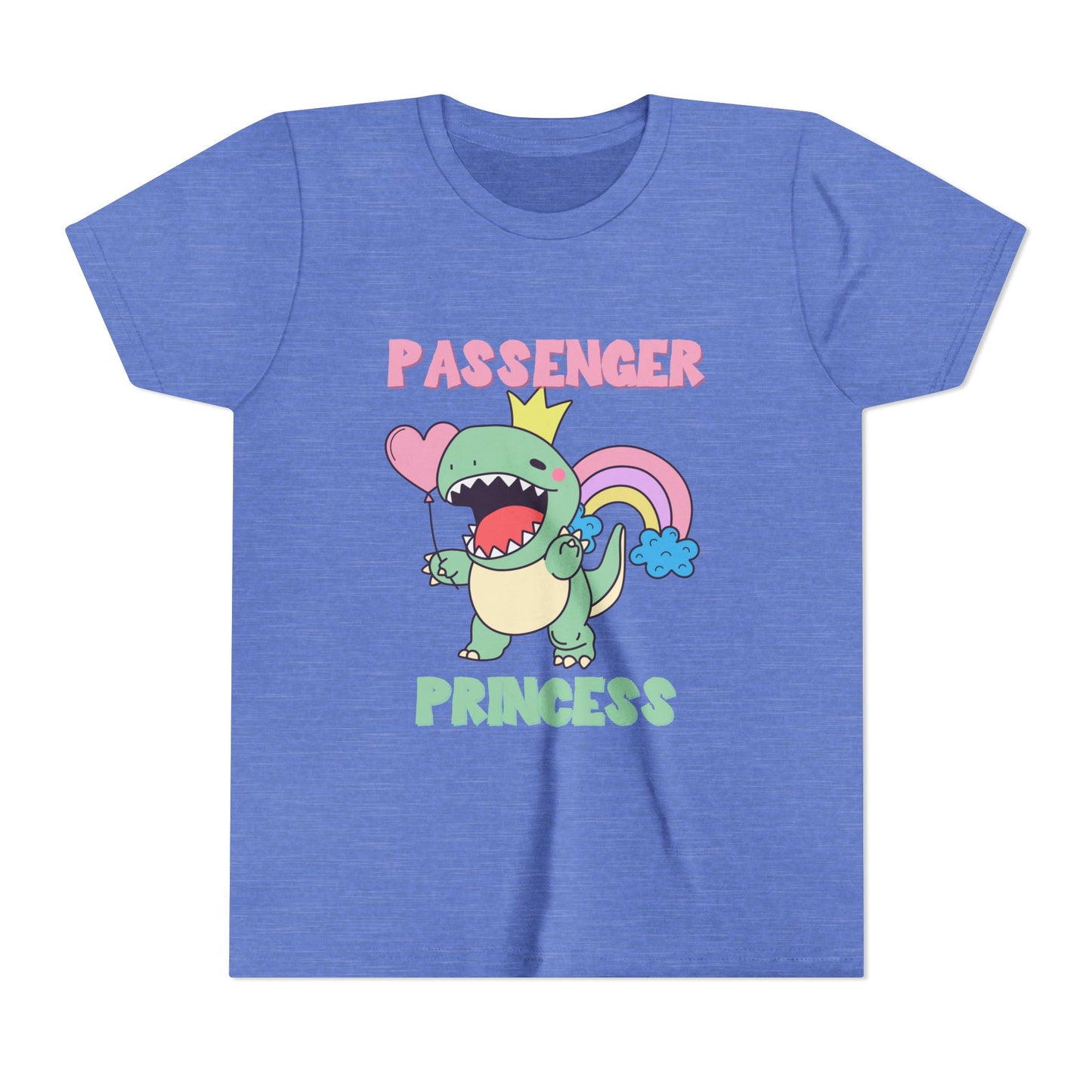 Passenger Princess Rex Youth Size T-Shirt for kids who love dinosaurs
