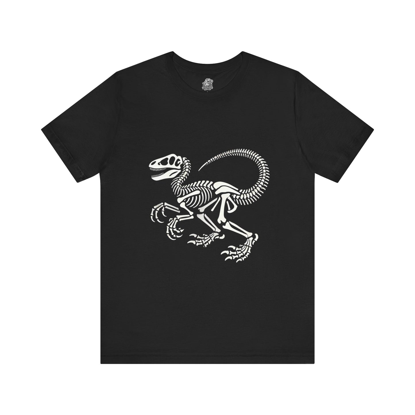 Classic Velociraptor Skeleton Tee β Bold Fossil Design for Dino Fans! π¦π¦΄βοΈ - Unisex Jersey Short Sleeve Tee Super Comfy Dino T-Shirt Gift