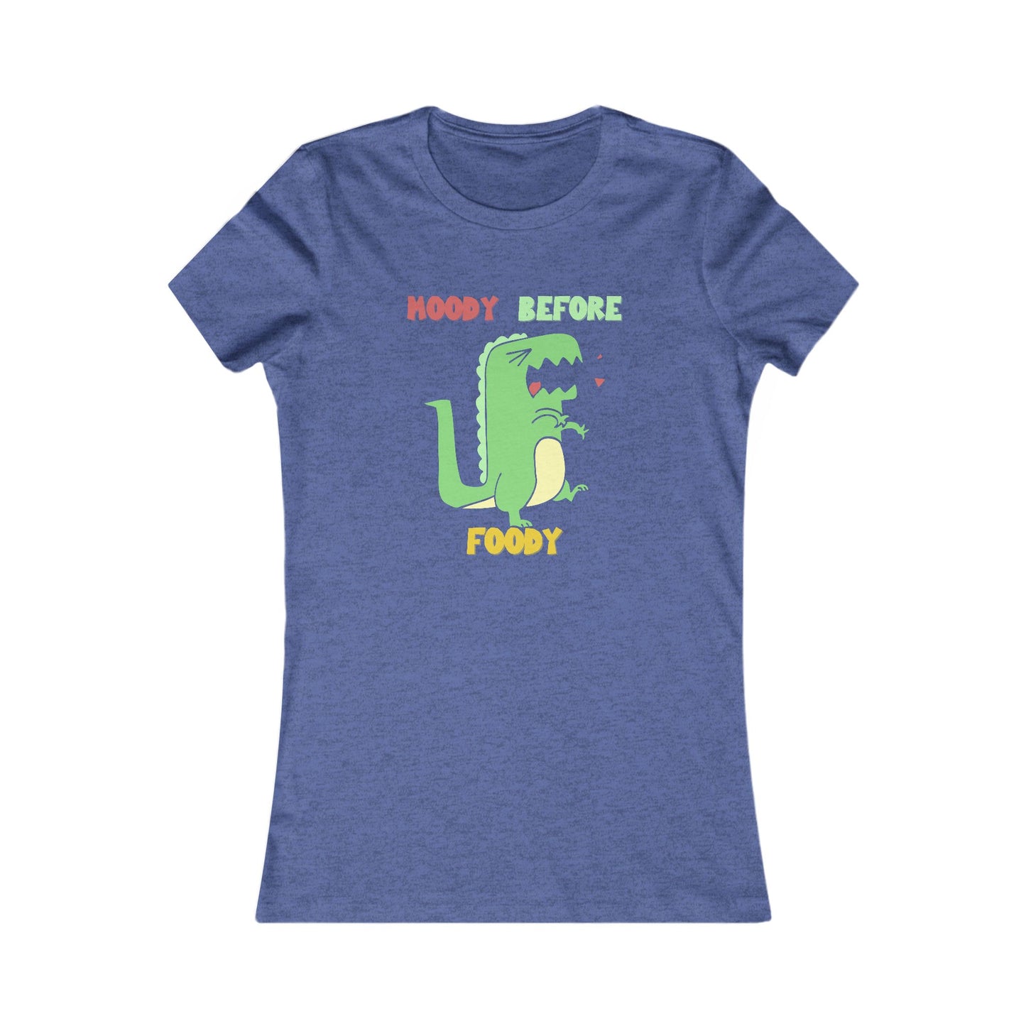 Moody Before Foody Cute Dino T Shirt