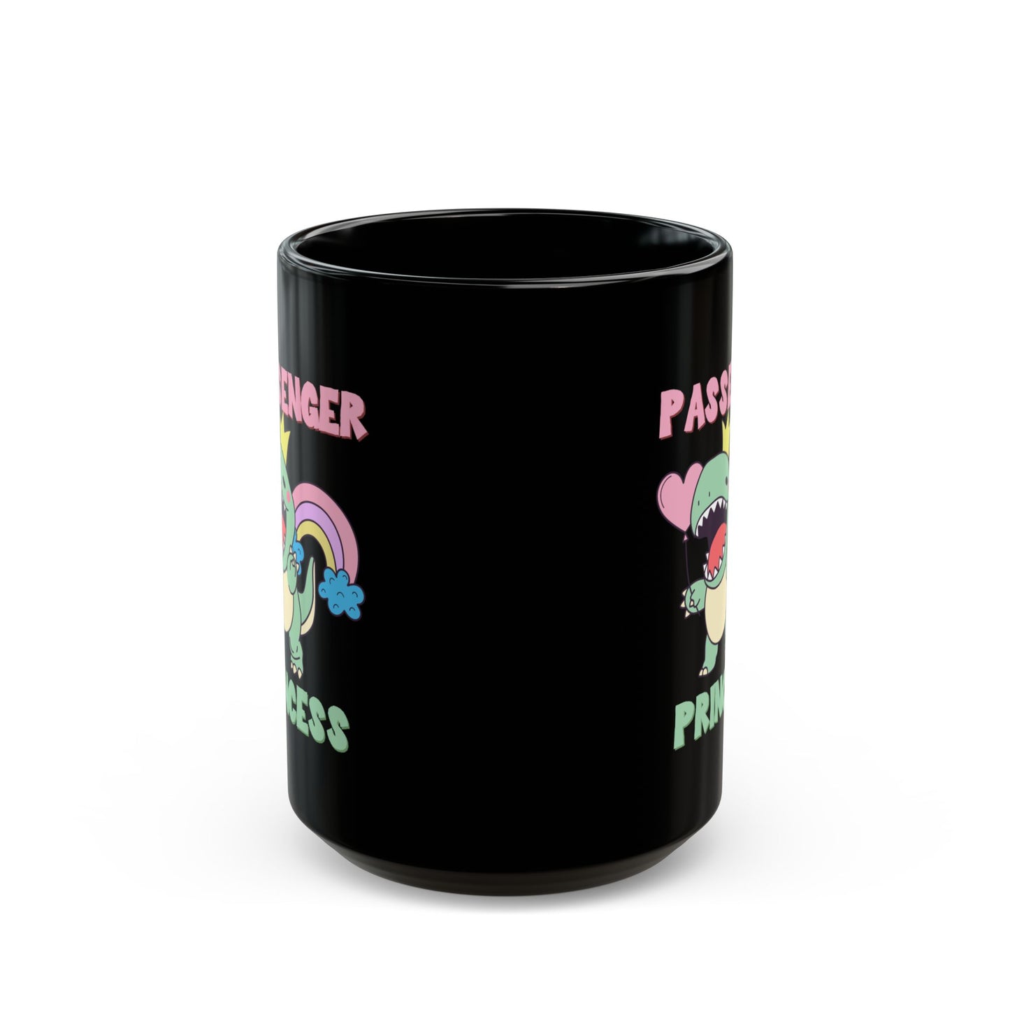 Passenger Princess Rex Black Mug (11oz, 15oz)