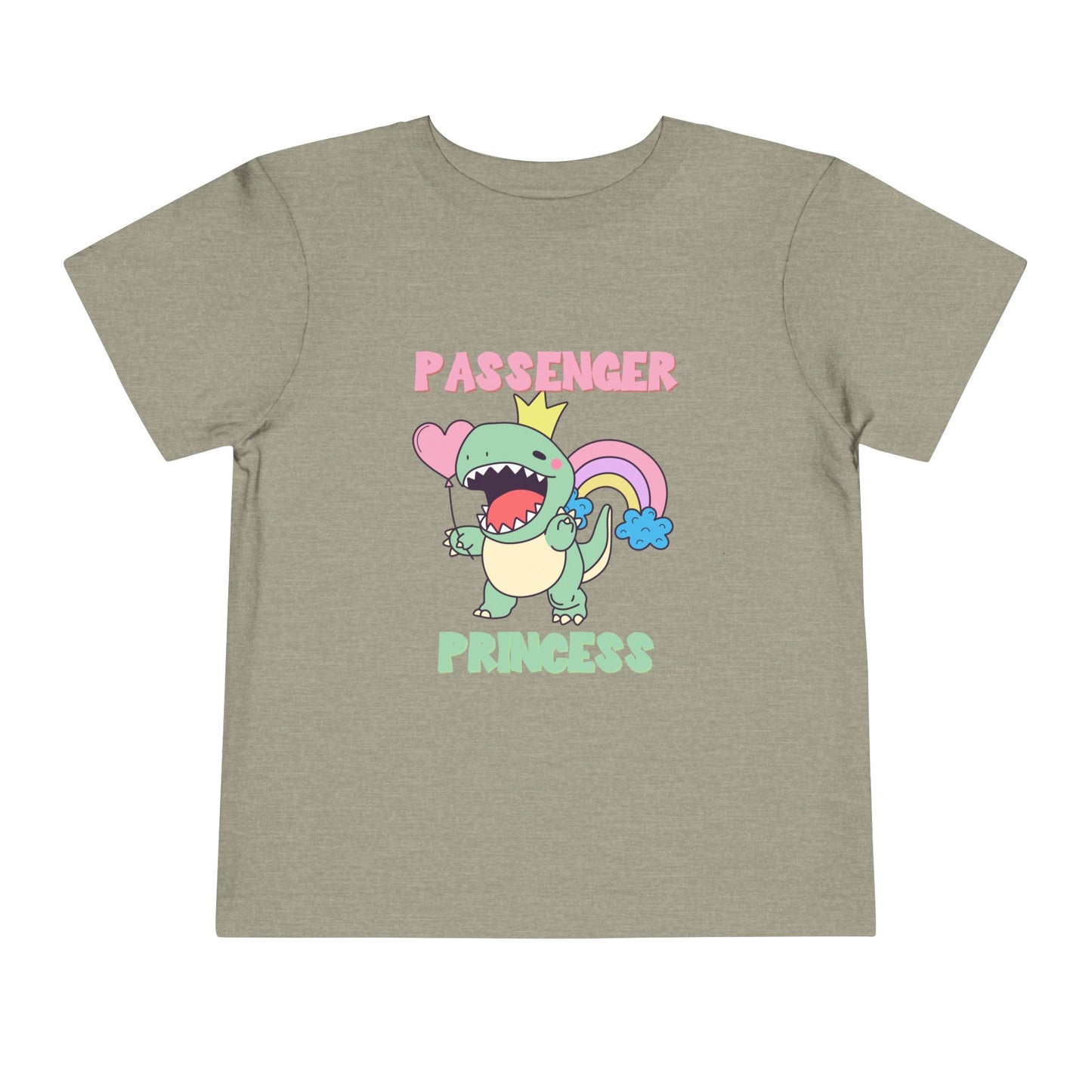 Passenger Princess Rex Toddler Size T-Shirt for kids who love dinosaurs