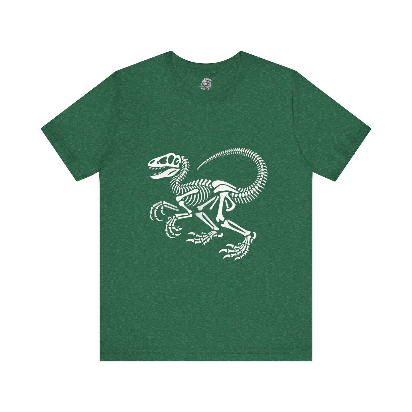 Classic Velociraptor Skeleton Tee β Bold Fossil Design for Dino Fans! π¦π¦΄βοΈ - Unisex Jersey Short Sleeve Tee Super Comfy Dino T-Shirt Gift