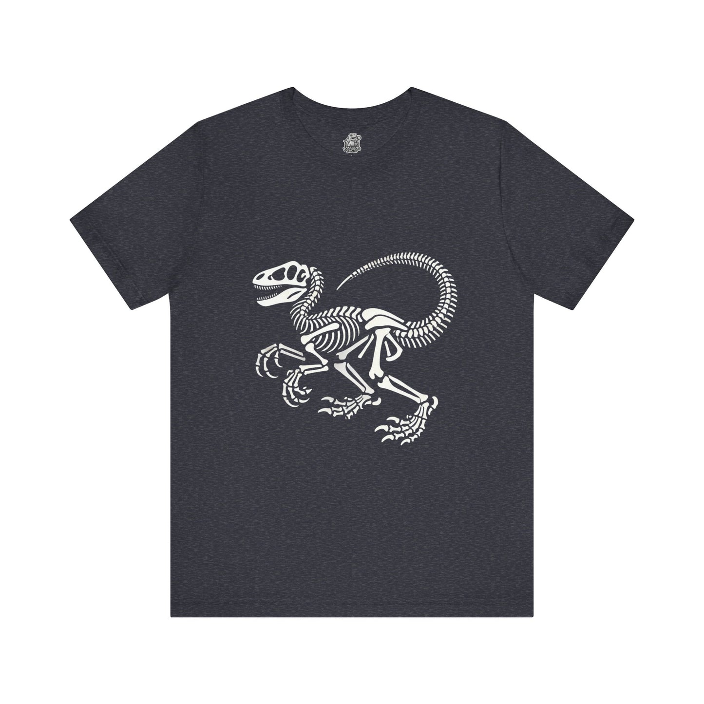 Classic Velociraptor Skeleton Tee β Bold Fossil Design for Dino Fans! π¦π¦΄βοΈ - Unisex Jersey Short Sleeve Tee Super Comfy Dino T-Shirt Gift