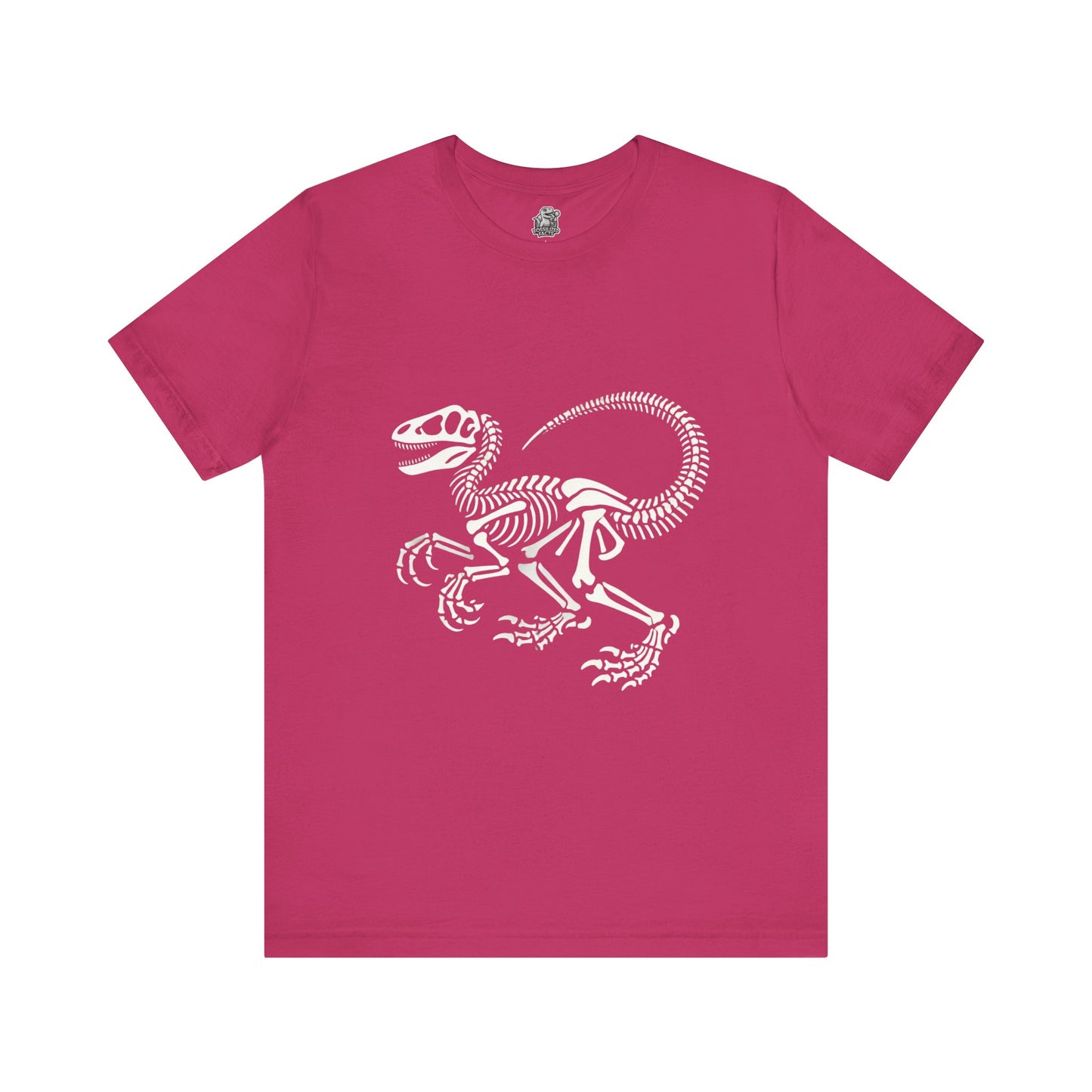 Classic Velociraptor Skeleton Tee β Bold Fossil Design for Dino Fans! π¦π¦΄βοΈ - Unisex Jersey Short Sleeve Tee Super Comfy Dino T-Shirt Gift