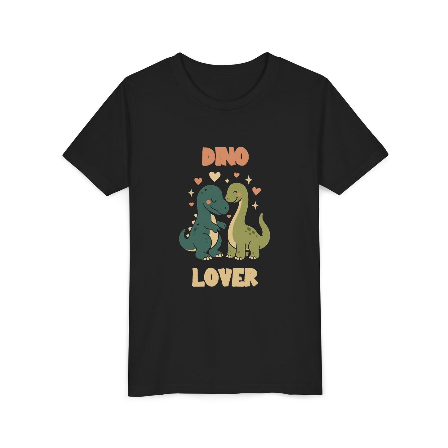 Prehistoric Pair of Dino Lover Tee Youth Size T-Shirt for kids who love dinosaurs