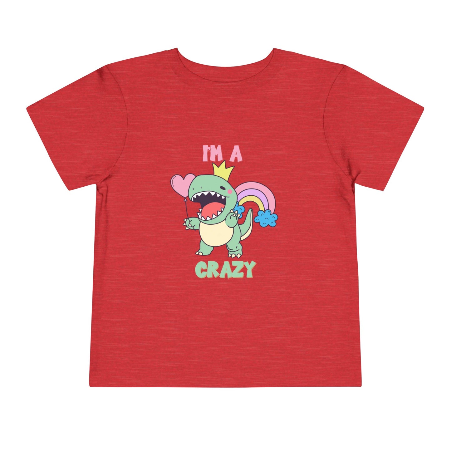 Crazy Cretaceous Cutie Toddler Size T-Shirt for kids who love dinosaurs