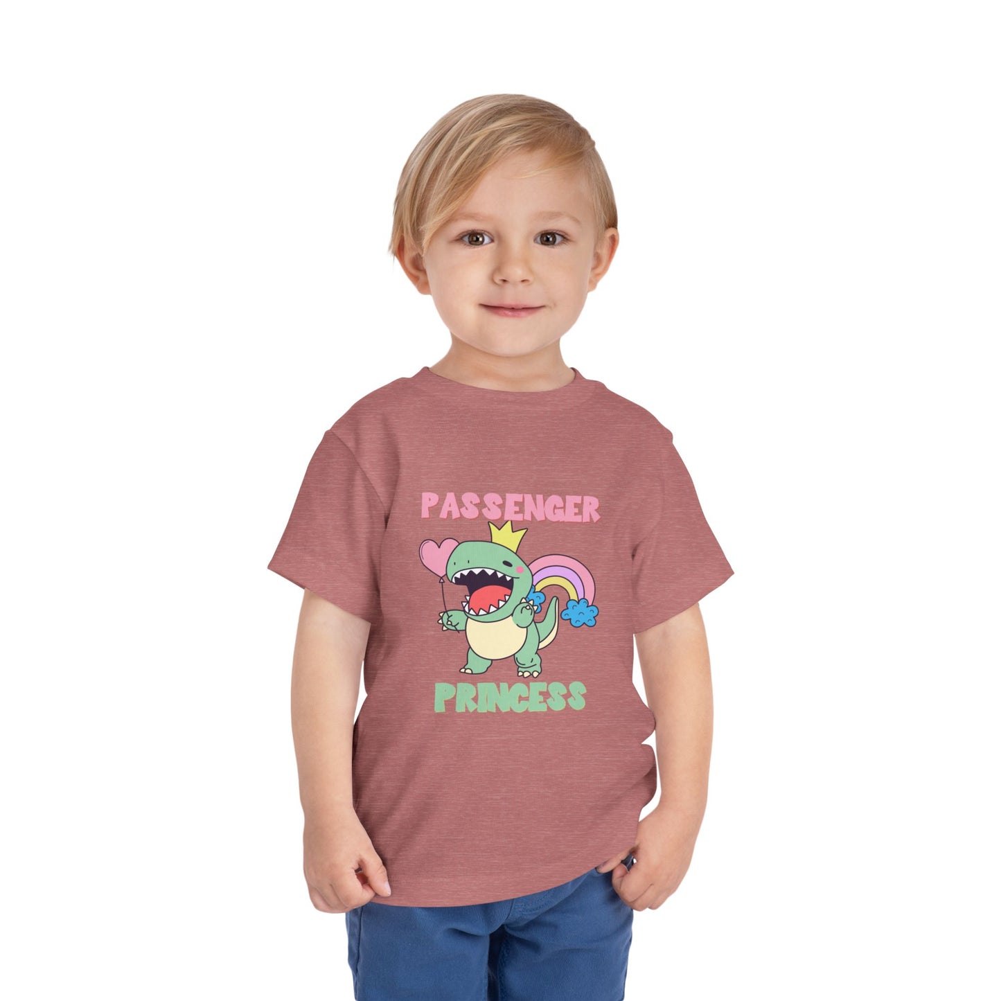 Passenger Princess Rex Toddler Size T-Shirt for kids who love dinosaurs