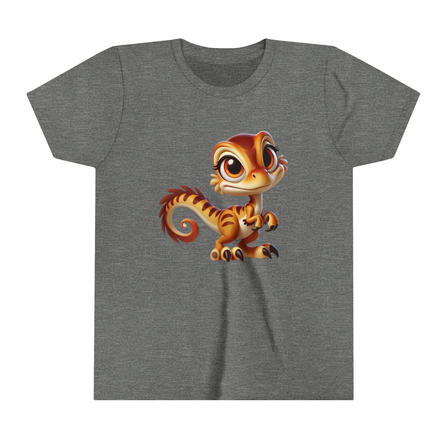 Youth Charming Baby Dino Plush with Big Eyes – Perfect for Dino Lovers of All Ages!- Unisex Jersey Short Sleeve Tee Super Comfy Dino T-Shirt Gift