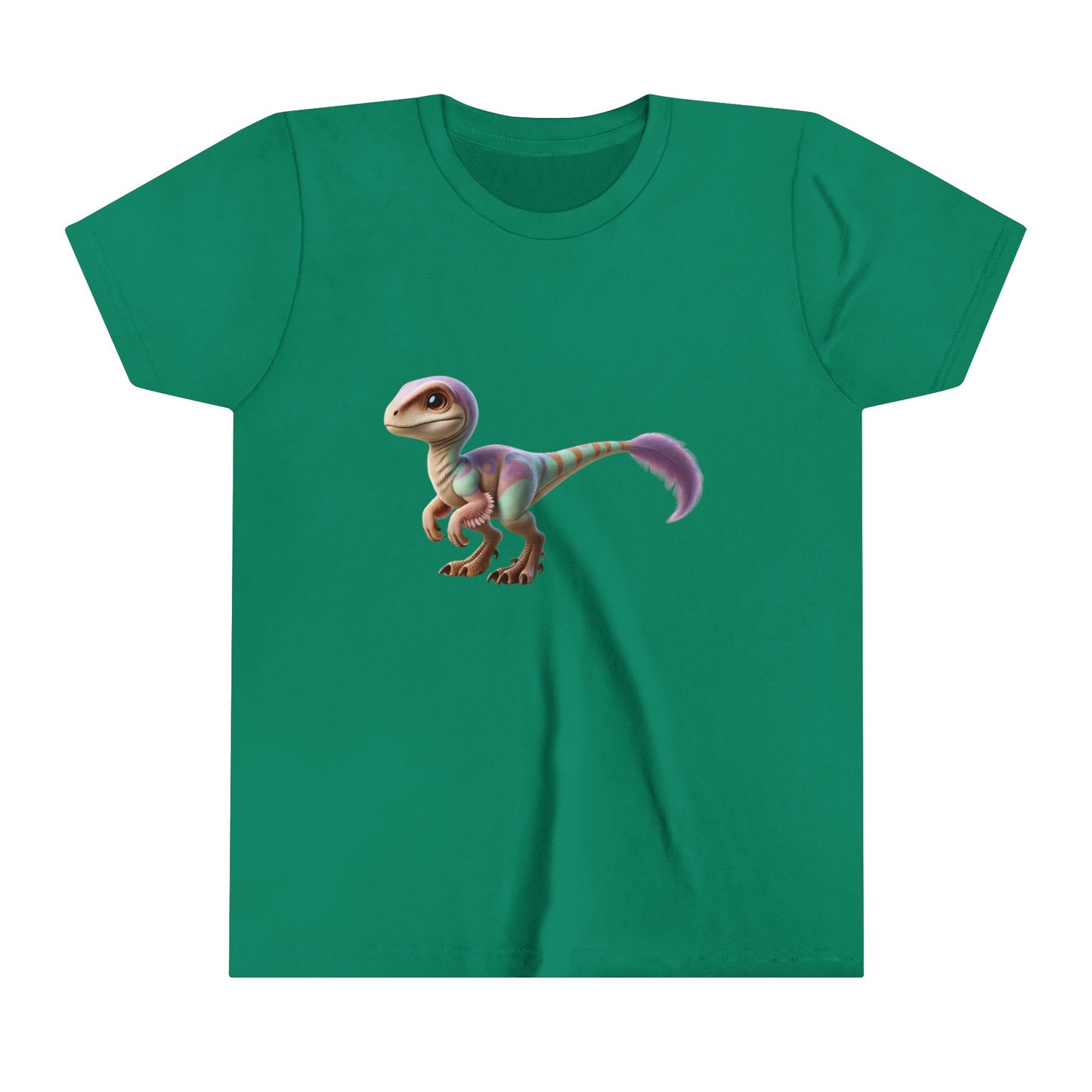 Youth Dreamy Pastel Velociraptor Tee β Soft & Stylish Dino Vibes in Lavender & Mint! π¦ππΏ - Unisex Jersey Short Sleeve Tee Super Comfy Dino T-Shirt Gift