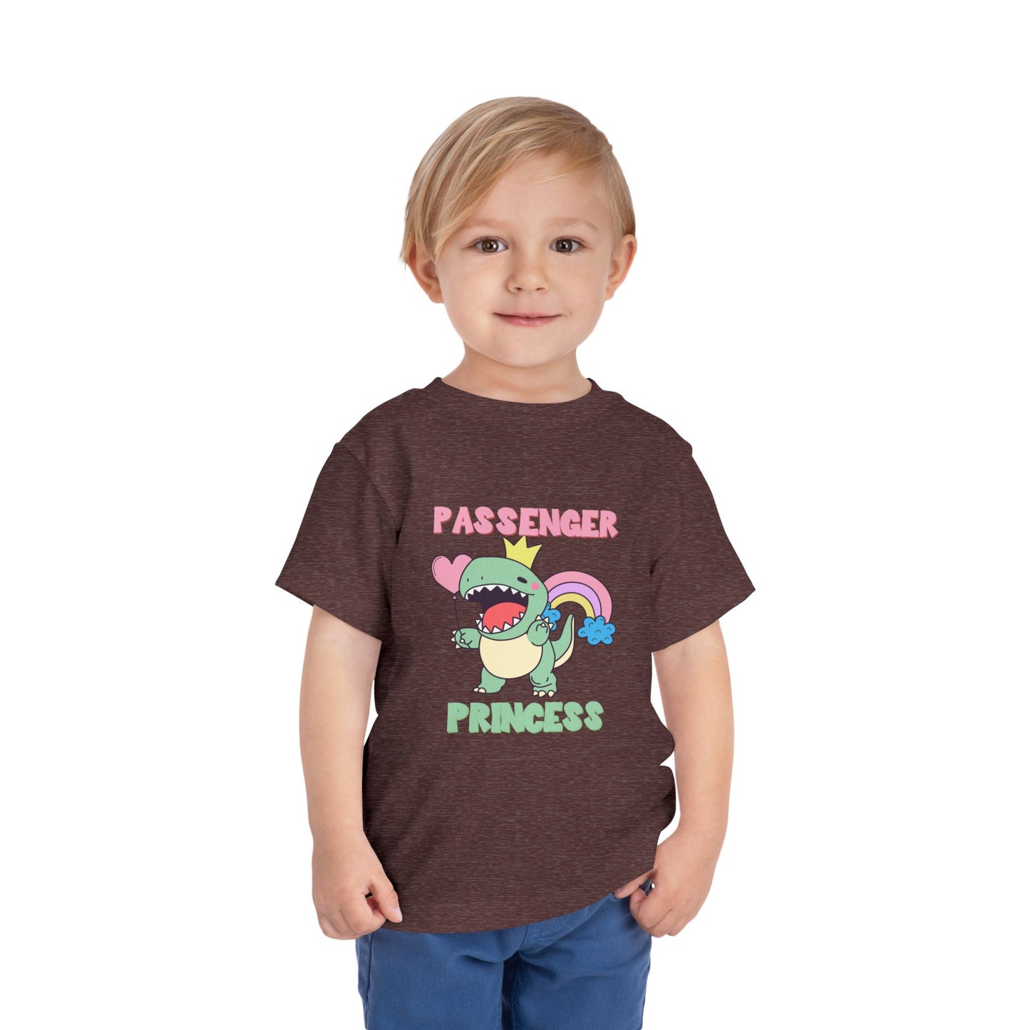 Passenger Princess Rex Toddler Size T-Shirt for kids who love dinosaurs