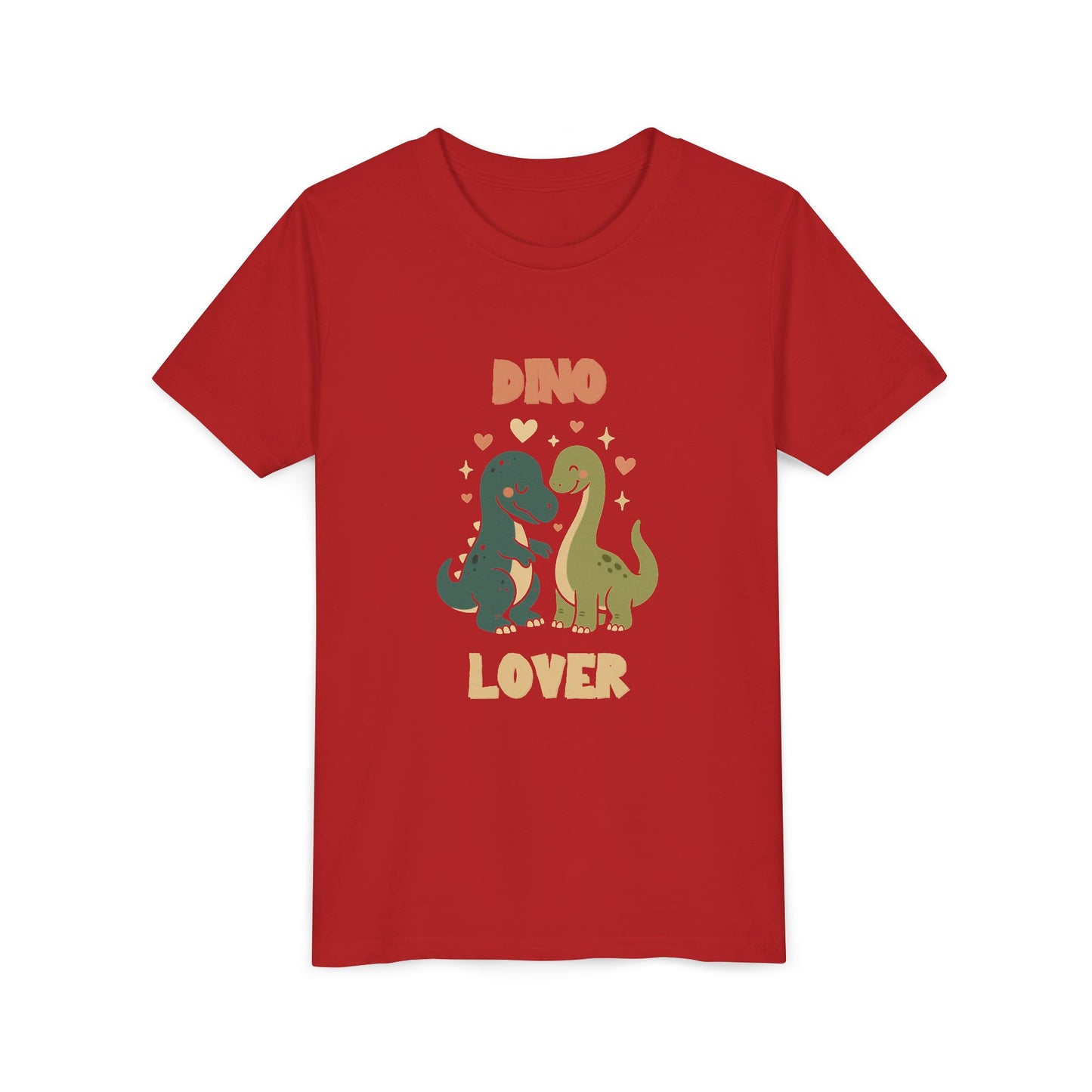 Prehistoric Pair of Dino Lover Tee Youth Size T-Shirt for kids who love dinosaurs