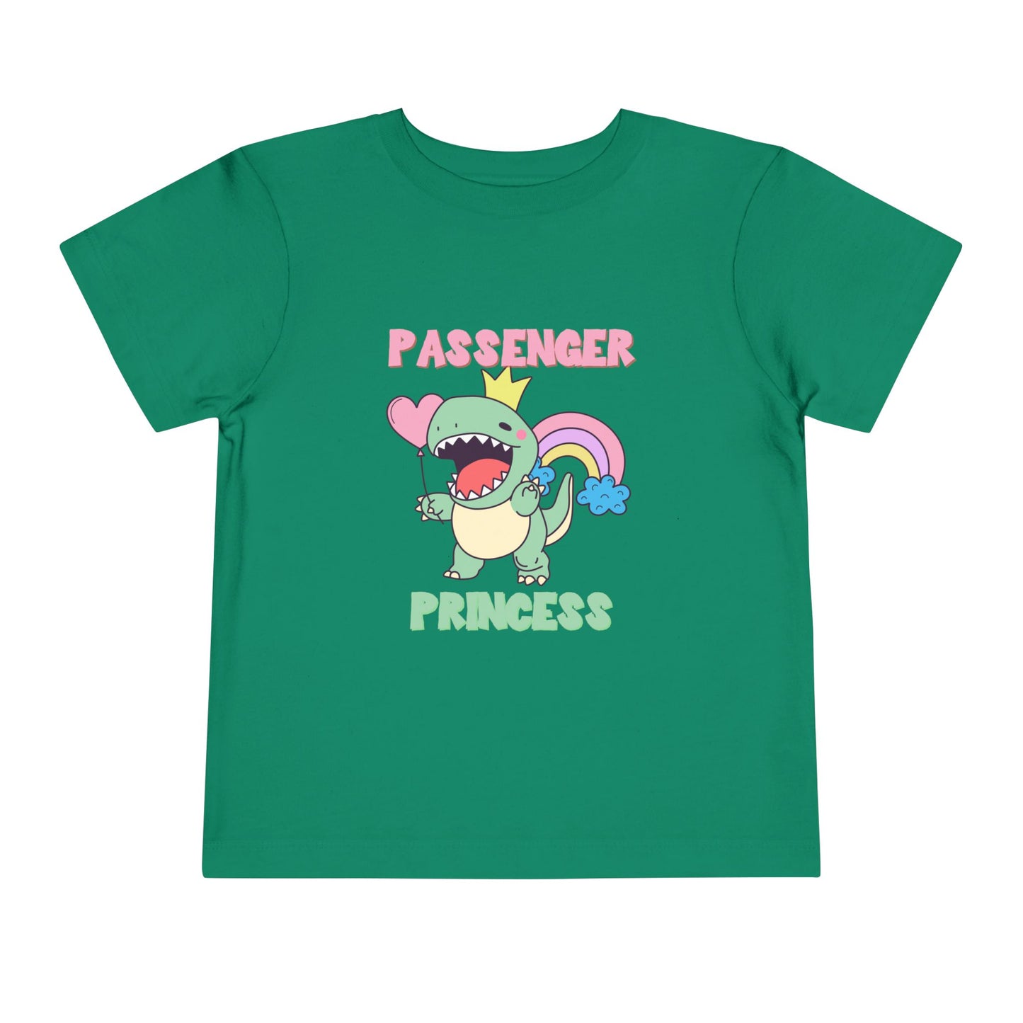 Passenger Princess Rex Toddler Size T-Shirt for kids who love dinosaurs