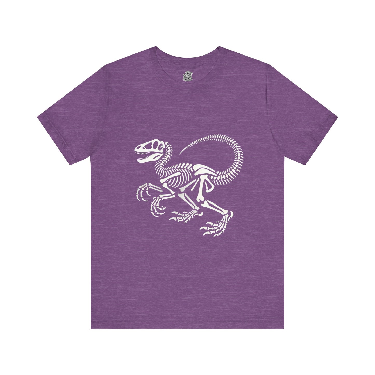 Classic Velociraptor Skeleton Tee β Bold Fossil Design for Dino Fans! π¦π¦΄βοΈ - Unisex Jersey Short Sleeve Tee Super Comfy Dino T-Shirt Gift