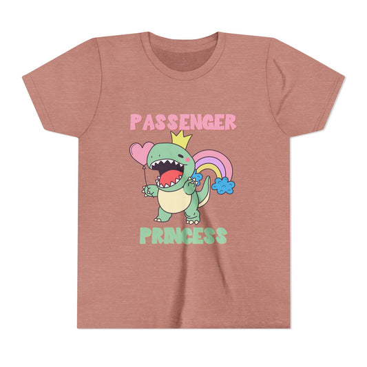 Passenger Princess Rex Youth Size T-Shirt for kids who love dinosaurs
