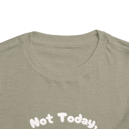 Bluey Not Today, Im Shorthanded Toddler Size T-Shirt Stem children who Love Dinosaurs Tshirts