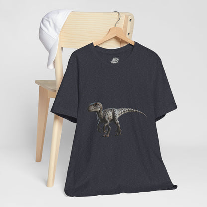 Bold Velociraptor - Unisex Jersey Short Sleeve Tee Super Comfy Dino T-Shirt Gift