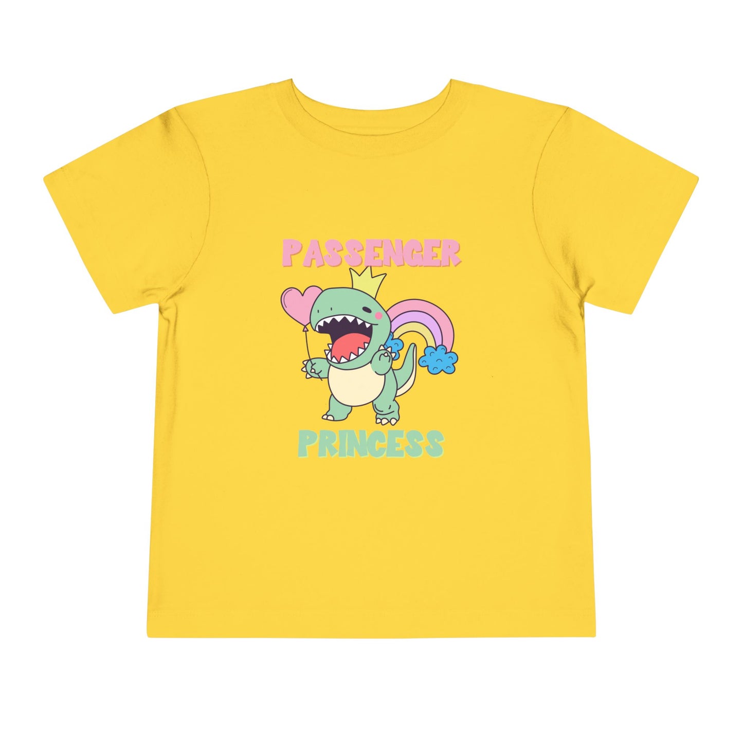 Passenger Princess Rex Toddler Size T-Shirt for kids who love dinosaurs