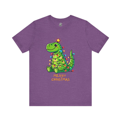 Merry Christmas - Tree Rex Devan - Unisex Jersey Short Sleeve Tee Super Comfy Dino T-Shirt Gift