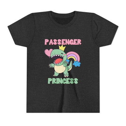 Passenger Princess Rex Youth Size T-Shirt for kids who love dinosaurs