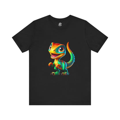 Cutie Raptor- Unisex Jersey Short Sleeve Tee Super Comfy Dino T-Shirt Gift