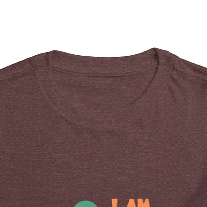 I AM TOO CUTE Toddler Size T-Shirt for kids who love dinosaurs