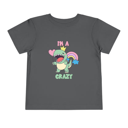 Crazy Cretaceous Cutie Toddler Size T-Shirt for kids who love dinosaurs
