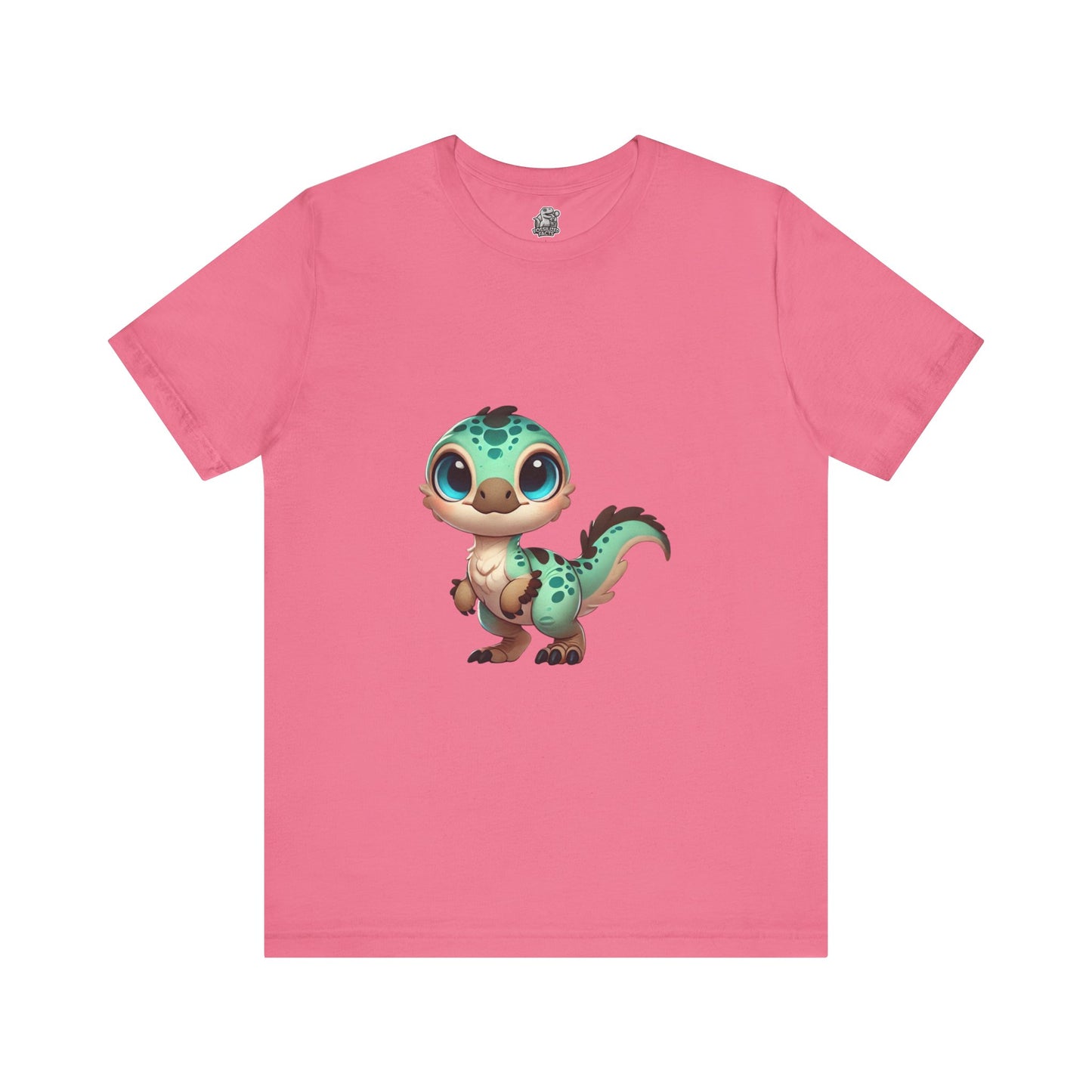 Adorable Baby Velociraptor Tee – Cuteness Overload for Dino Lovers! 🦖💚✨ - Unisex Jersey Short Sleeve Tee Super Comfy Dino T-Shirt Gift