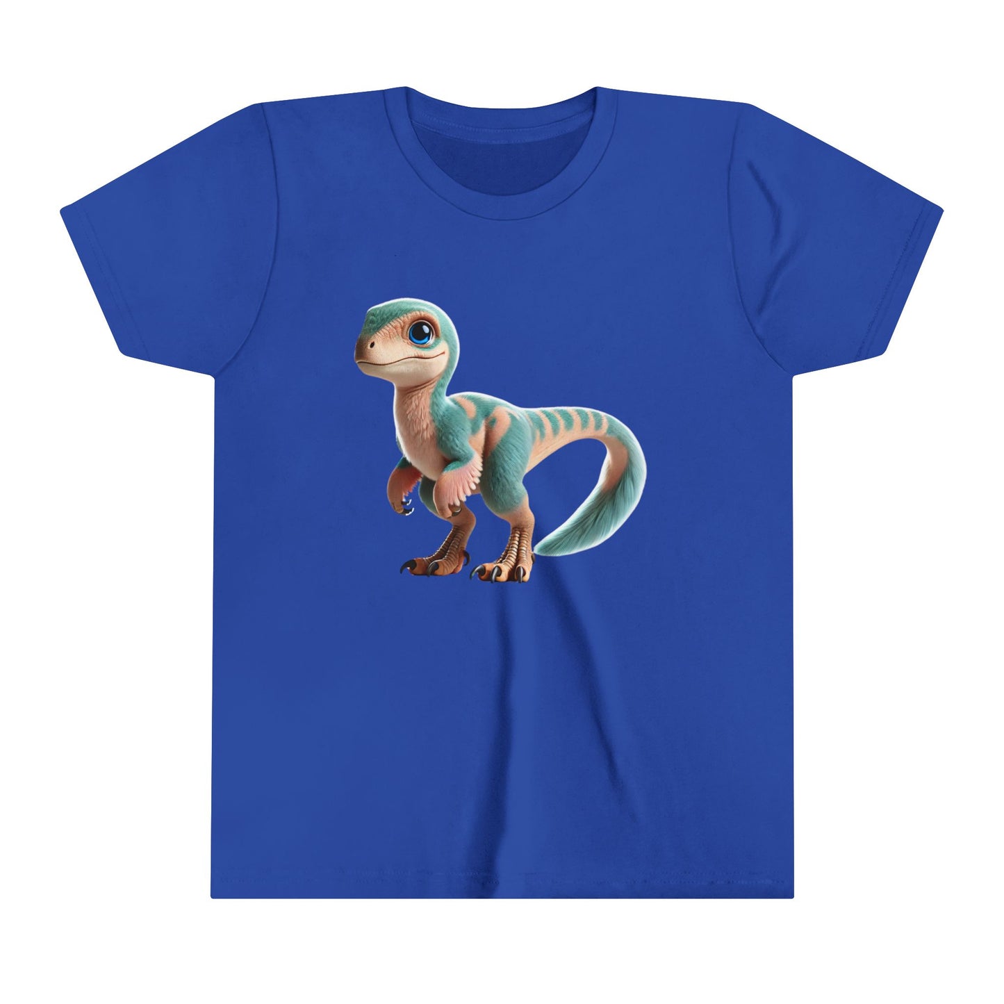 Youth Adorable Pastel Dino Plush – Soft, Huggable, and Perfect for Kids of All Ages! - Unisex Jersey Short Sleeve Tee Super Comfy Dino T-Shirt Gift