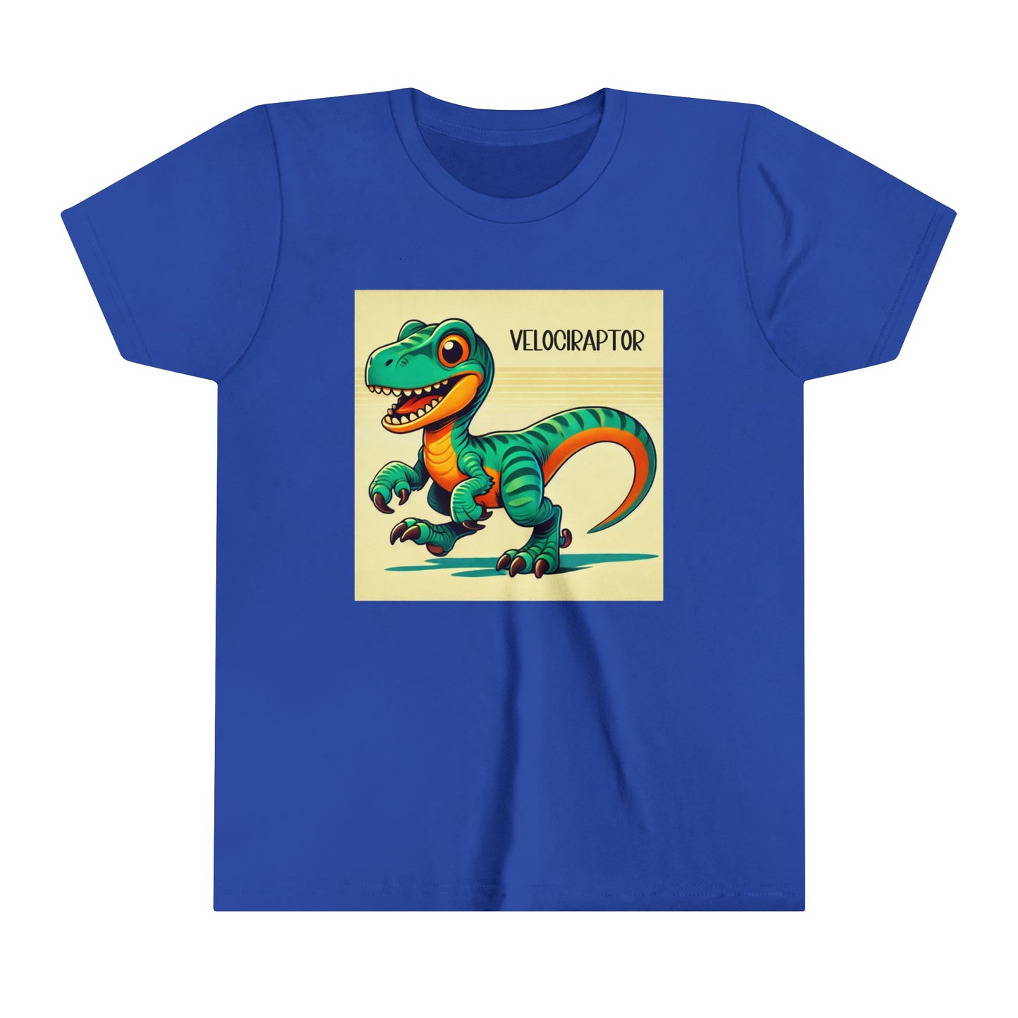 Youth Vibrant Velociraptor – Fun & Educational Dino Figure for Kids! - Unisex Jersey Short Sleeve Tee Super Comfy Dino T-Shirt Gift