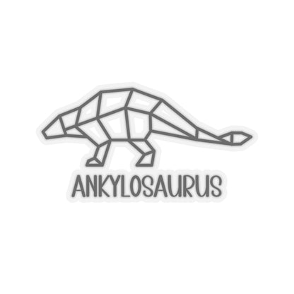 Polygon Ankylosaurus - Amazing Kiss-Cut Sticker Gift to dino decorate any surface