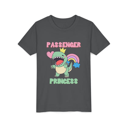 Passenger Princess Rex Youth Size T-Shirt for kids who love dinosaurs