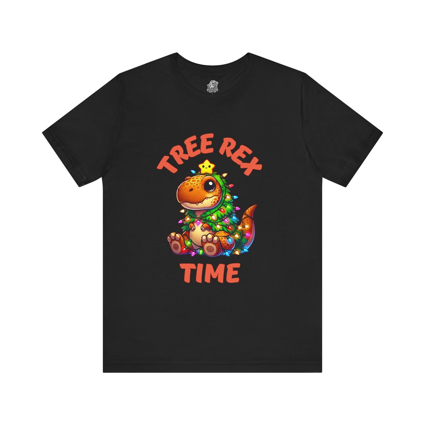 Tree Rex Time Christmas Kevin - Unisex Jersey Short Sleeve Tee Super Comfy Dino T-Shirt Gift