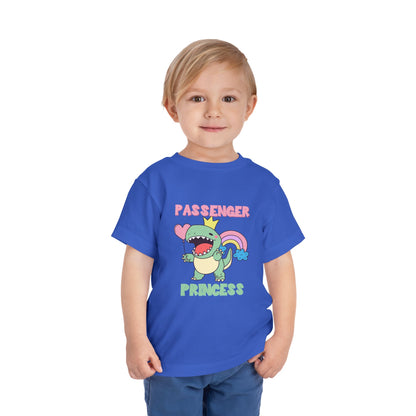 Passenger Princess Rex Toddler Size T-Shirt for kids who love dinosaurs