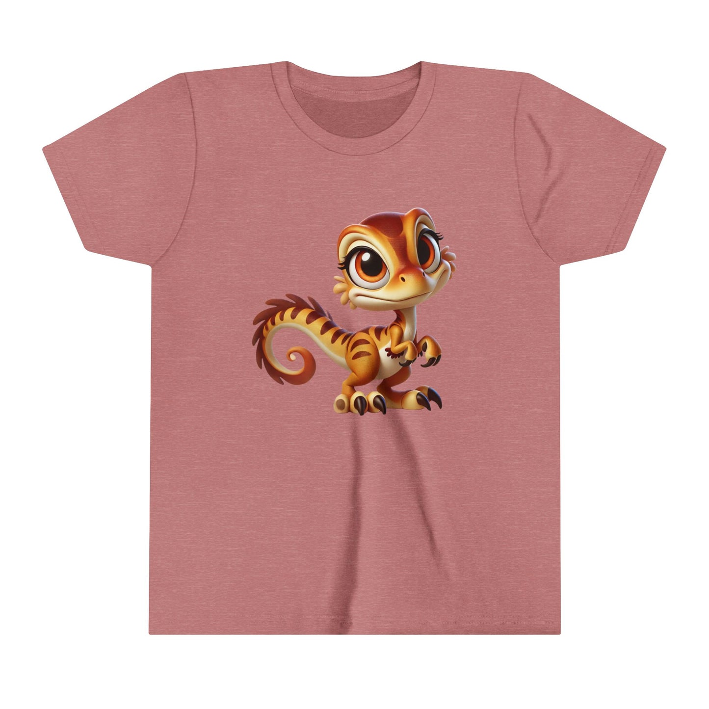 Youth Charming Baby Dino Plush with Big Eyes – Perfect for Dino Lovers of All Ages!- Unisex Jersey Short Sleeve Tee Super Comfy Dino T-Shirt Gift