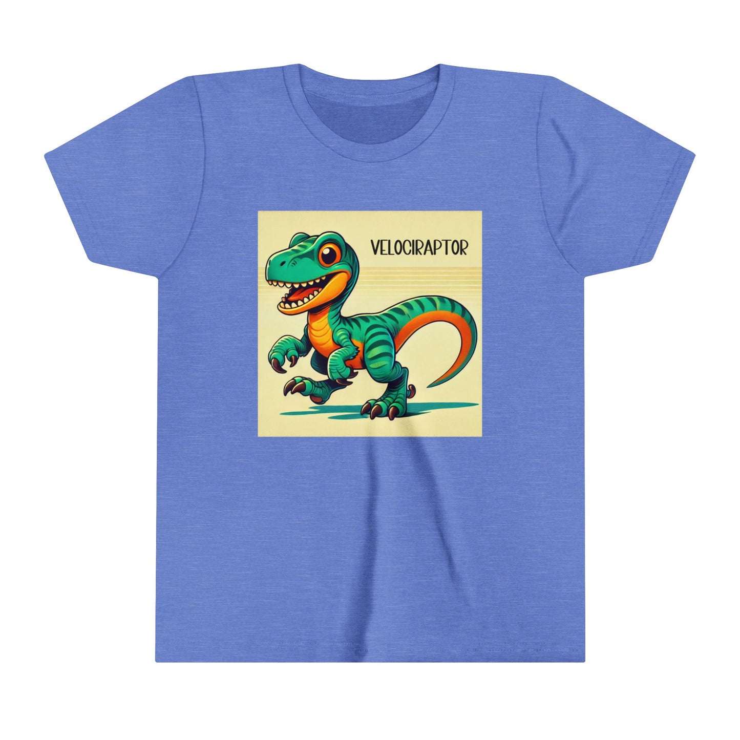 Youth Vibrant Velociraptor – Fun & Educational Dino Figure for Kids! - Unisex Jersey Short Sleeve Tee Super Comfy Dino T-Shirt Gift