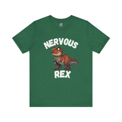 Tough and Nervous Rex Unisex T-Shirt – Funny & Adorable Unisex Dino Tee for Every Occasion