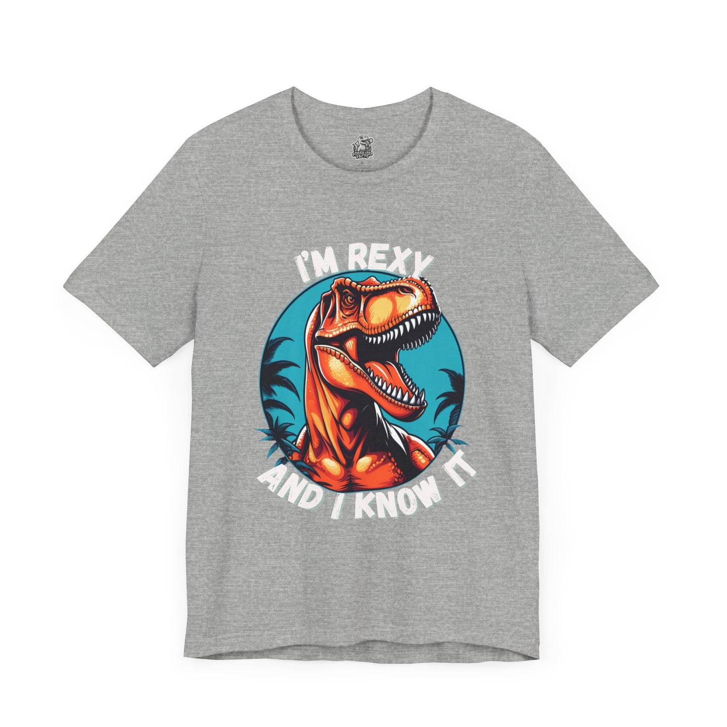 I’m Rexy and I Know It Unisex T-Shirt – Bold & Fun T-Rex Design for Dinosaur Fans Moden Style