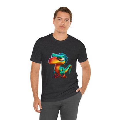 Nope Velociraptor- Unisex Jersey Short Sleeve Tee Super Comfy Dino T-Shirt Gift