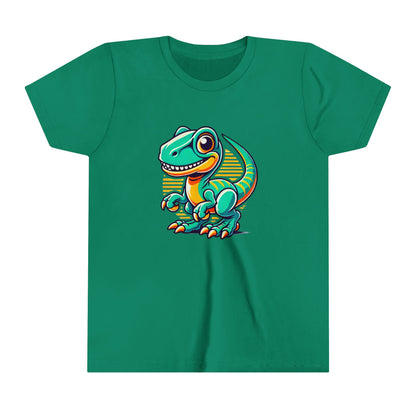 Youth Bright Teal Baby Dinosaur – Perfect Gift for Dino Enthusiasts! - Unisex Jersey Short Sleeve Tee Super Comfy Dino T-Shirt Gift