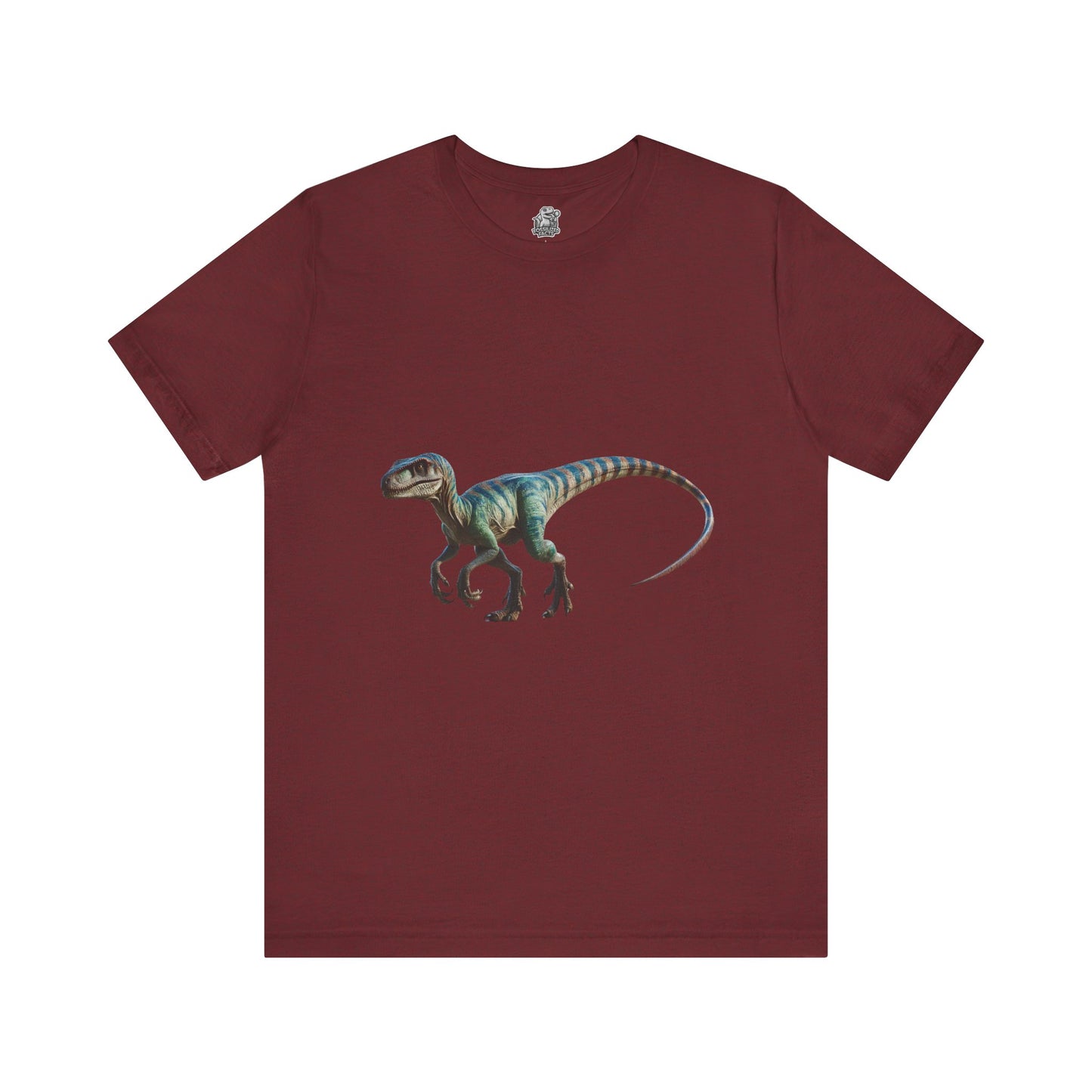 Vibrant Velociraptor Adventure Tee - Unisex Jersey Short Sleeve Tee Super Comfy Dino T-Shirt Gift